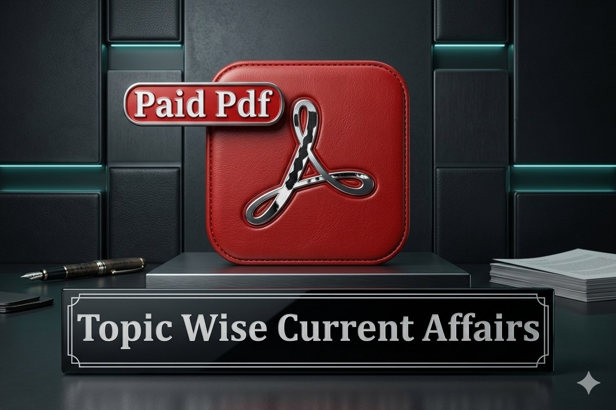 Topic Wise Current Affairs Paid Pdfs